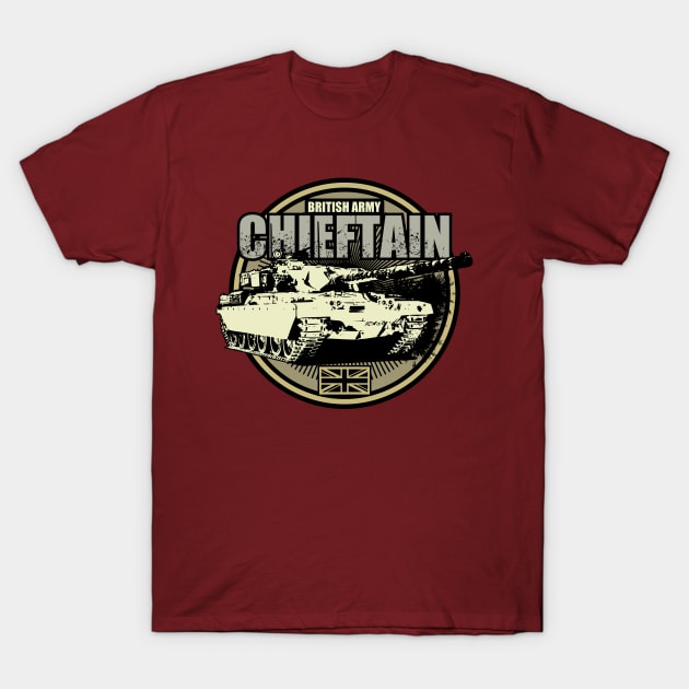 Chieftain Tank T-Shirt by Firemission45